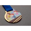 Medaille aus Metall mit Digitaldruck